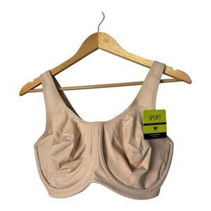 Wacoal Simone Sport Underwire Bra sand 855170 women’s size 40DD